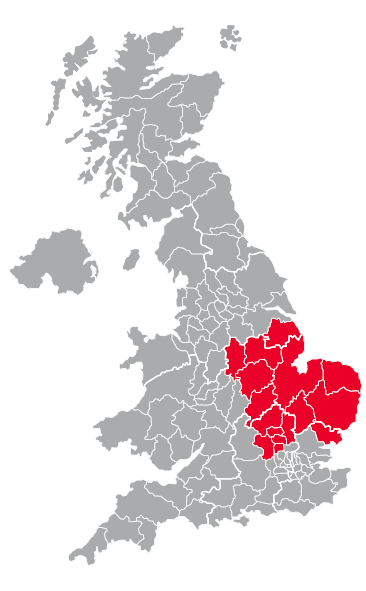 East Midlands and Eastern